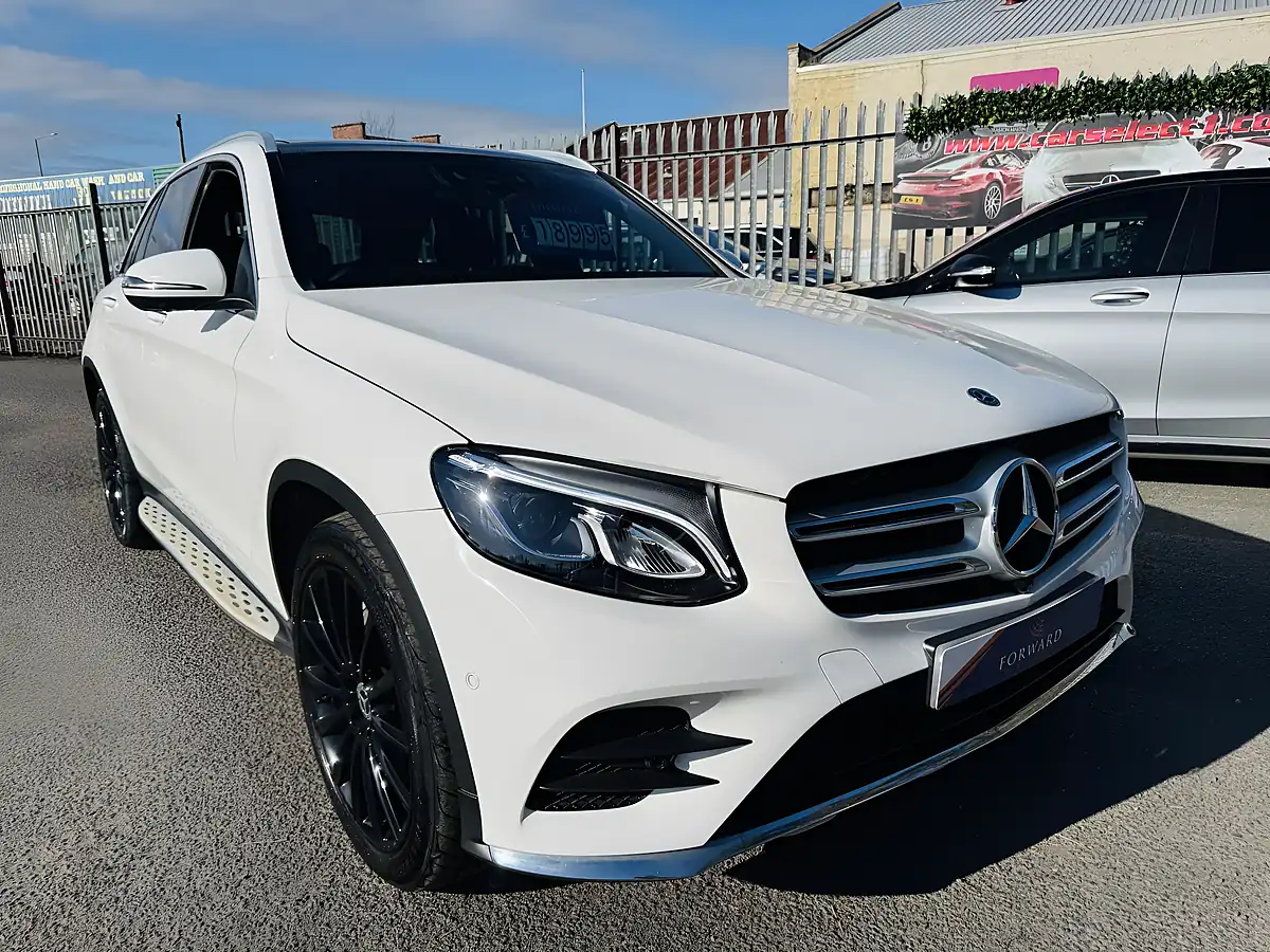 Used 2017 Mercedes-Benz Glc AMG Line White - Interior and Exterior details 17