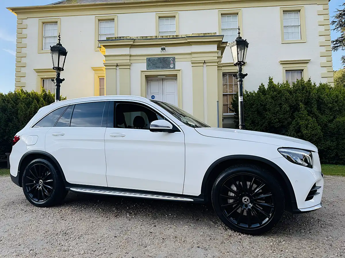 Used 2017 Mercedes-Benz Glc AMG Line White - Interior and Exterior details 2