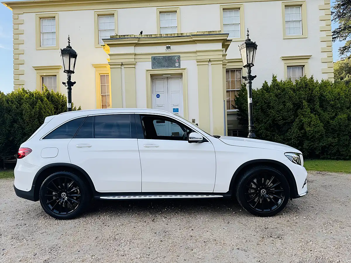 Used 2017 Mercedes-Benz Glc AMG Line White - Interior and Exterior details 3