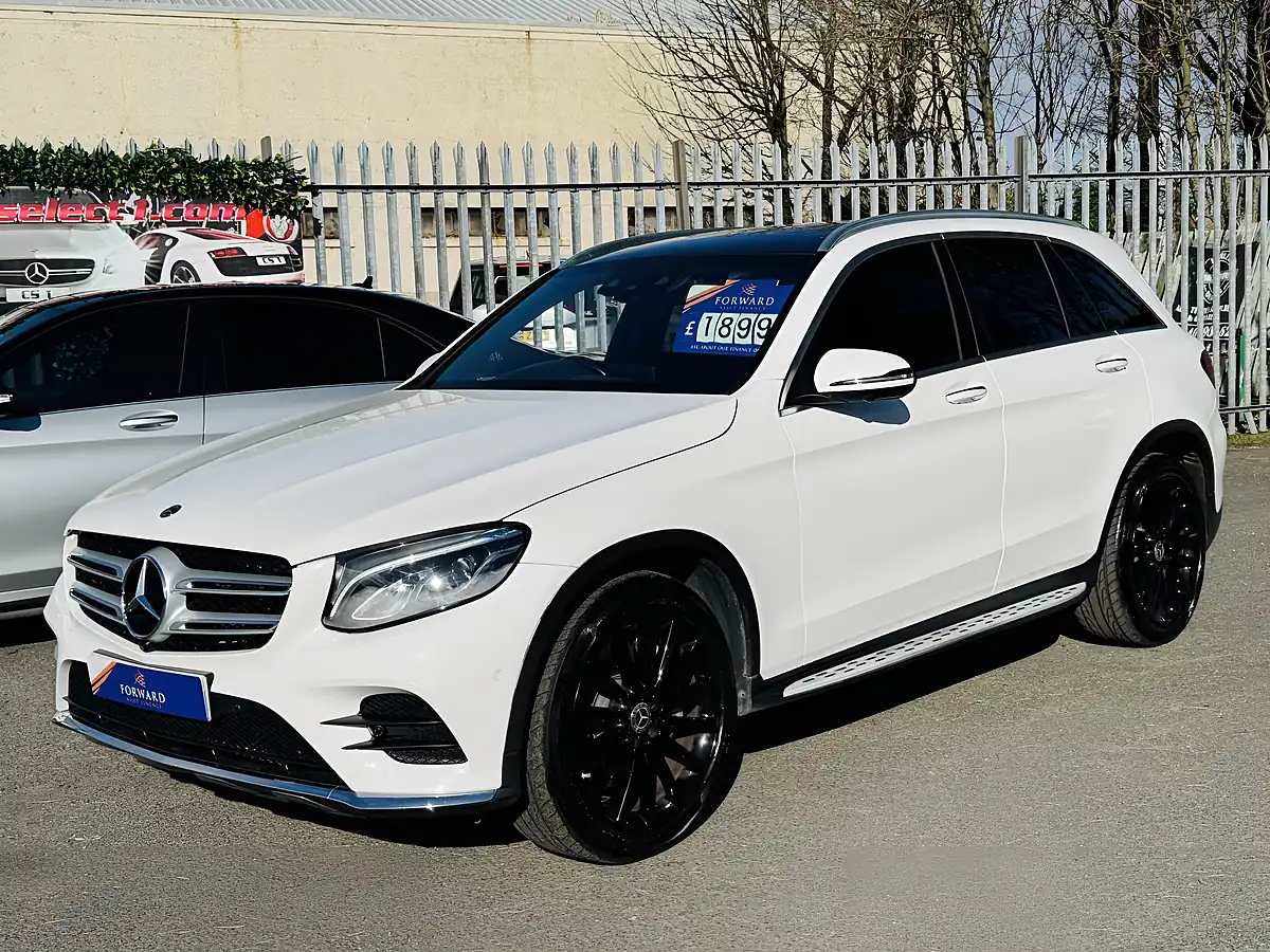 Used 2017 Mercedes-Benz Glc AMG Line White - Interior and Exterior details 5