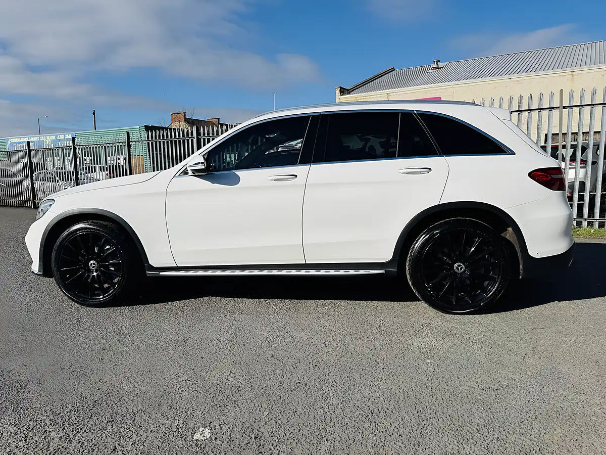 Used 2017 Mercedes-Benz Glc AMG Line White - Interior and Exterior details 6