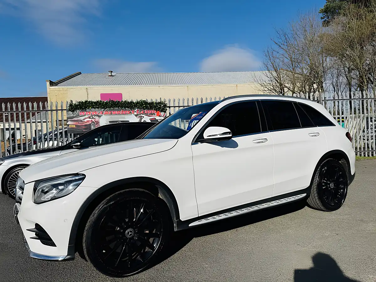 Used 2017 Mercedes-Benz Glc AMG Line White - Interior and Exterior details 7