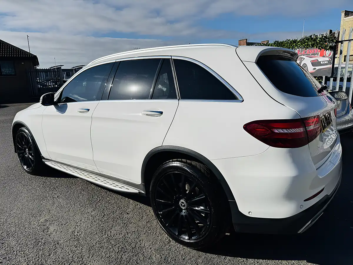 Used 2017 Mercedes-Benz Glc AMG Line White - Interior and Exterior details 8