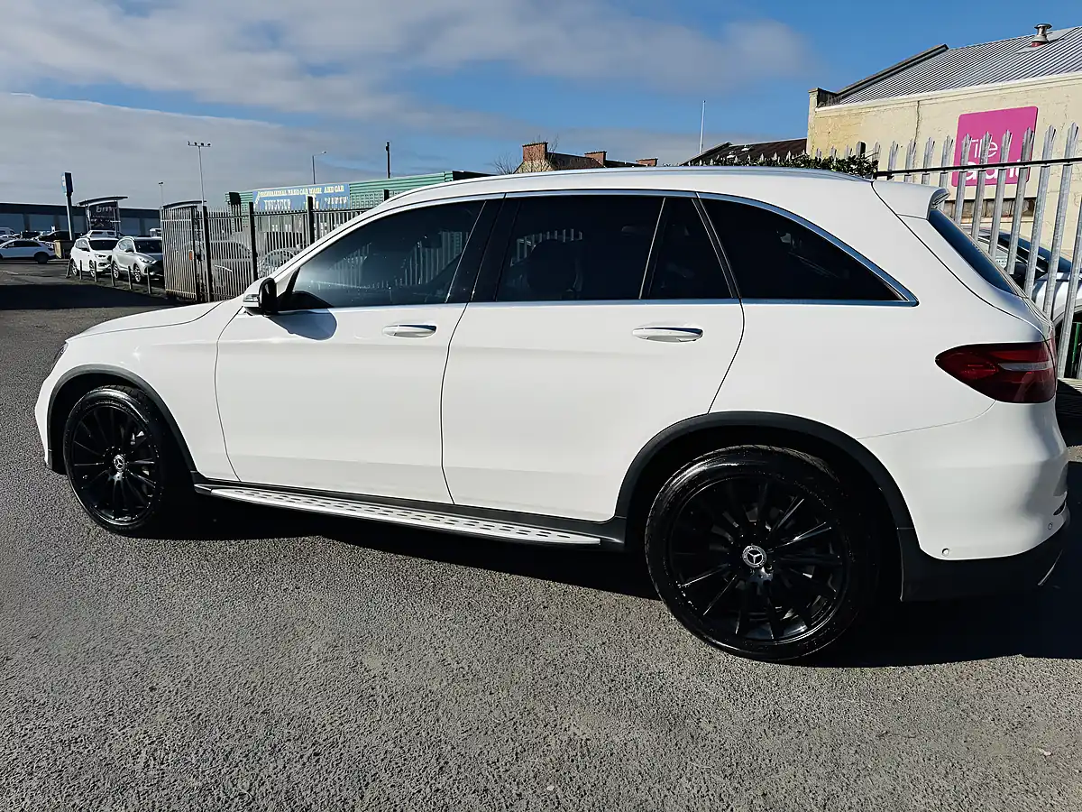 Used 2017 Mercedes-Benz Glc AMG Line White - Interior and Exterior details 9