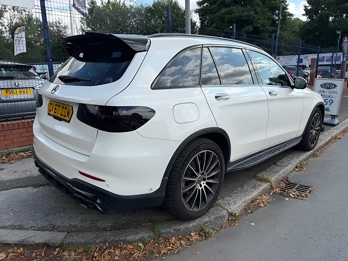 Used 2017 Mercedes-Benz Glc AMG Line White - Interior and Exterior details 2