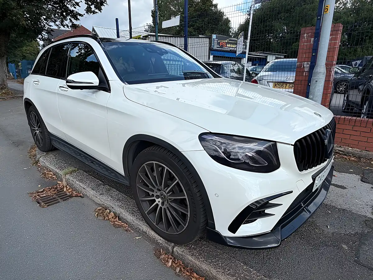 Used 2017 Mercedes-Benz Glc AMG Line White - Interior and Exterior details 4