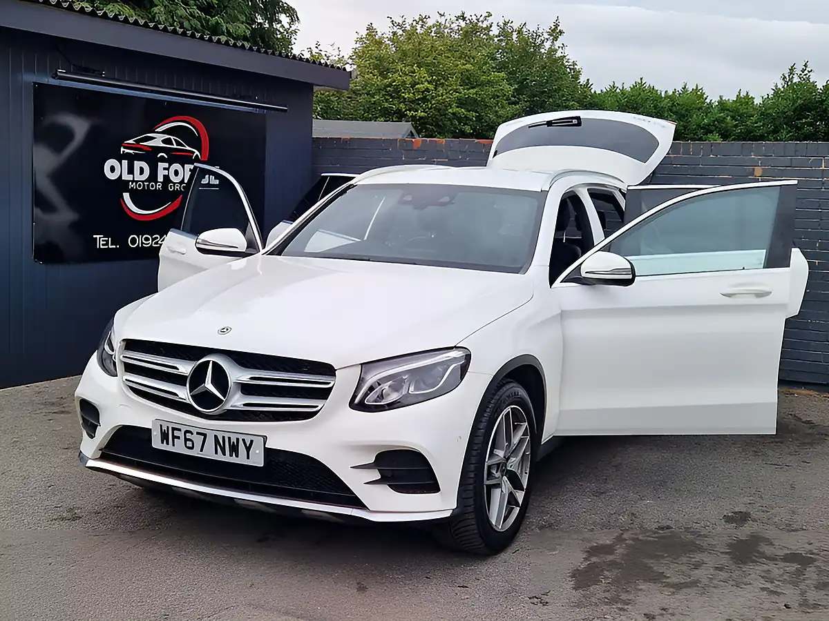 Used 2017 Mercedes-Benz Glc AMG Line White - Interior and Exterior details 10