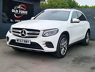 Used 2017 Mercedes-Benz Glc AMG Line White - Interior and Exterior details 11