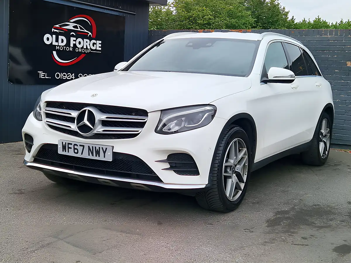 Used 2017 Mercedes-Benz Glc AMG Line White - Interior and Exterior details 11