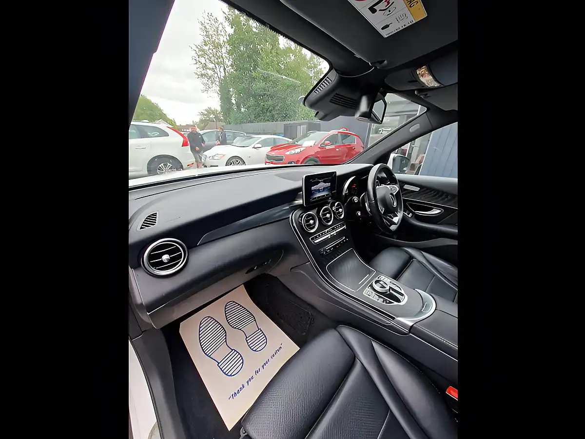 Used 2017 Mercedes-Benz Glc AMG Line White - Interior and Exterior details 16