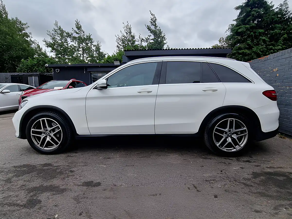 Used 2017 Mercedes-Benz Glc AMG Line White - Interior and Exterior details 6