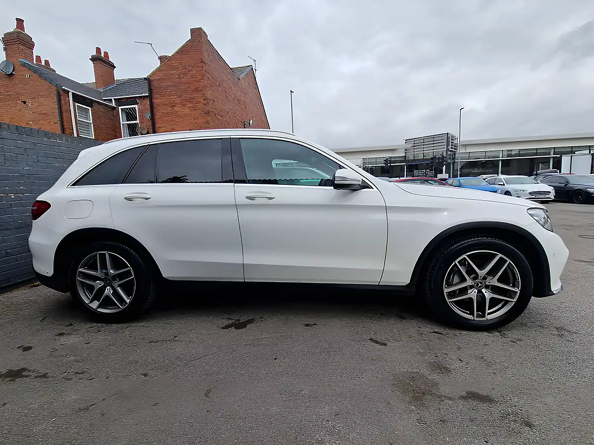 Used 2017 Mercedes-Benz Glc AMG Line White - Interior and Exterior details 7