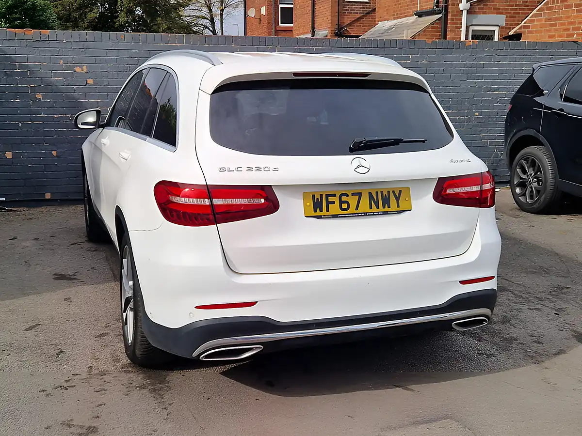 Used 2017 Mercedes-Benz Glc AMG Line White - Interior and Exterior details 8