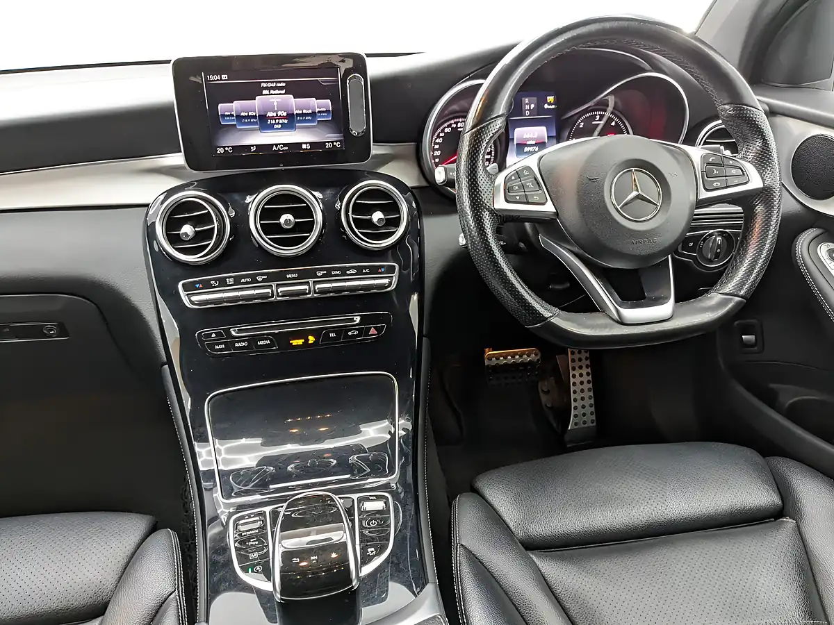 Used 2017 Mercedes-Benz Glc AMG Line White - Interior and Exterior details 18