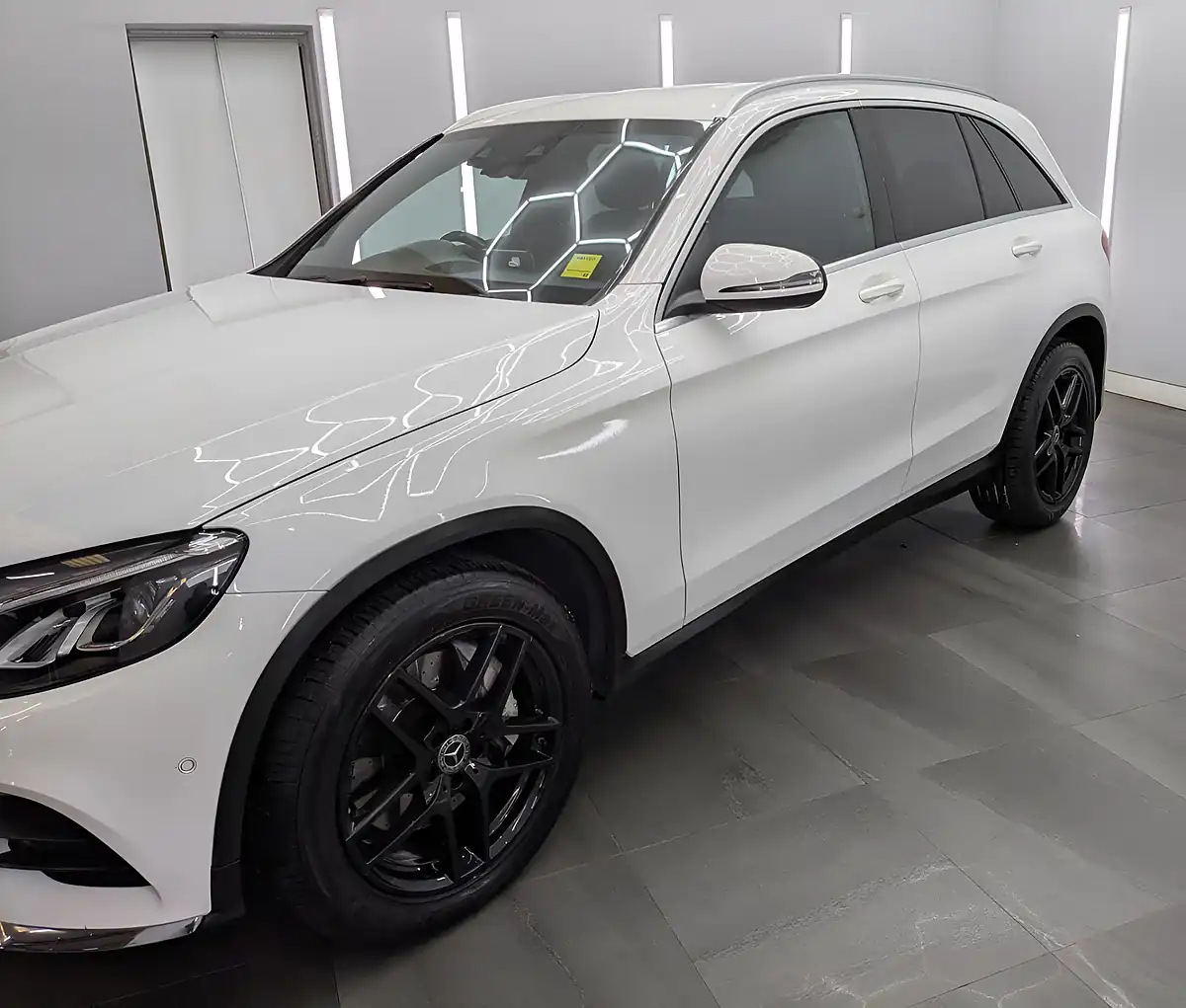 Used 2017 Mercedes-Benz Glc AMG Line White - Interior and Exterior details 3