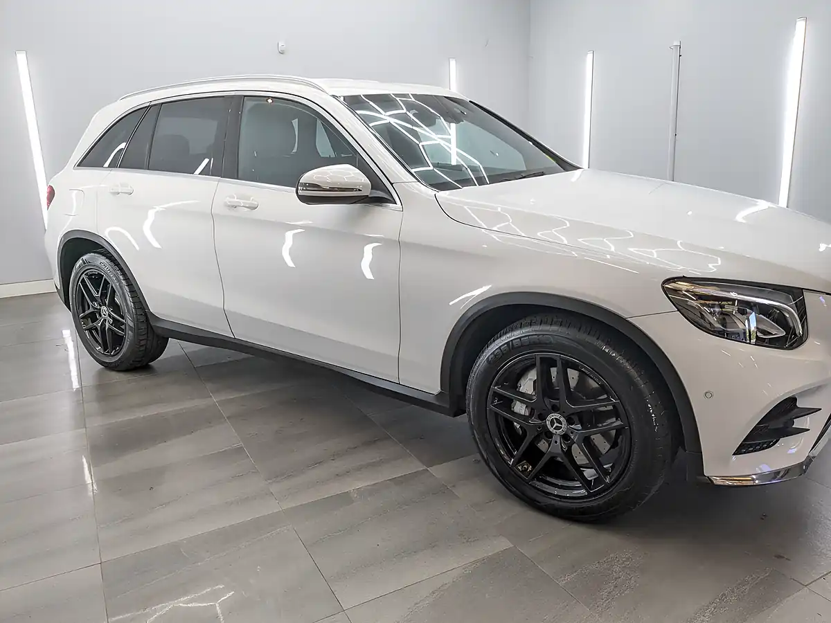 Used 2017 Mercedes-Benz Glc AMG Line White - Interior and Exterior details 4