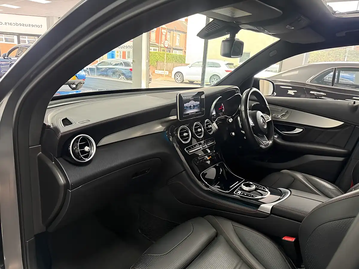 Used 2017 Mercedes-Benz Glc AMG Premium Coupe Grey - Interior and Exterior details 11