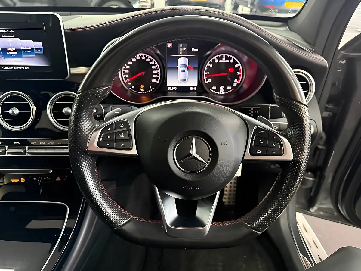 Used 2017 Mercedes-Benz Glc AMG Premium Coupe Grey - Interior and Exterior details 16