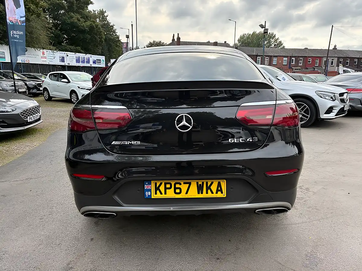 Used 2017 Mercedes-Benz Glc Premium Plus Coupe Black - Interior and Exterior details 5