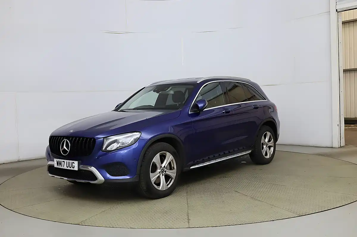 Used 2017 Mercedes-Benz Glc Sport Blue - Front View