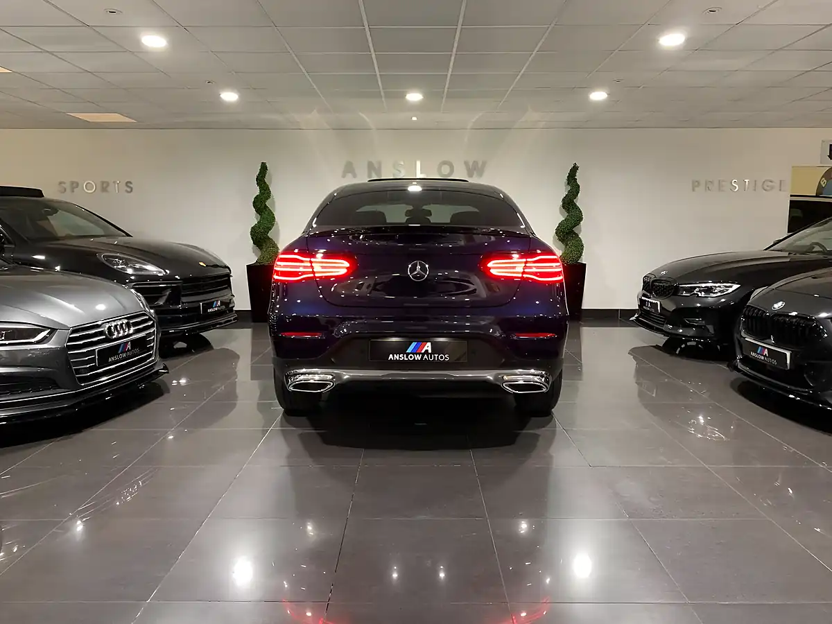 Used 2017 Mercedes-Benz Glc Sport (premium) Coupe Blue - Interior and Exterior details 16