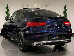 Used 2017 Mercedes-Benz Glc Sport (premium) Coupe Blue - Interior and Exterior details 2