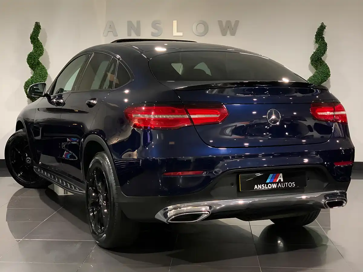 Used 2017 Mercedes-Benz Glc Sport (premium) Coupe Blue - Interior and Exterior details 2