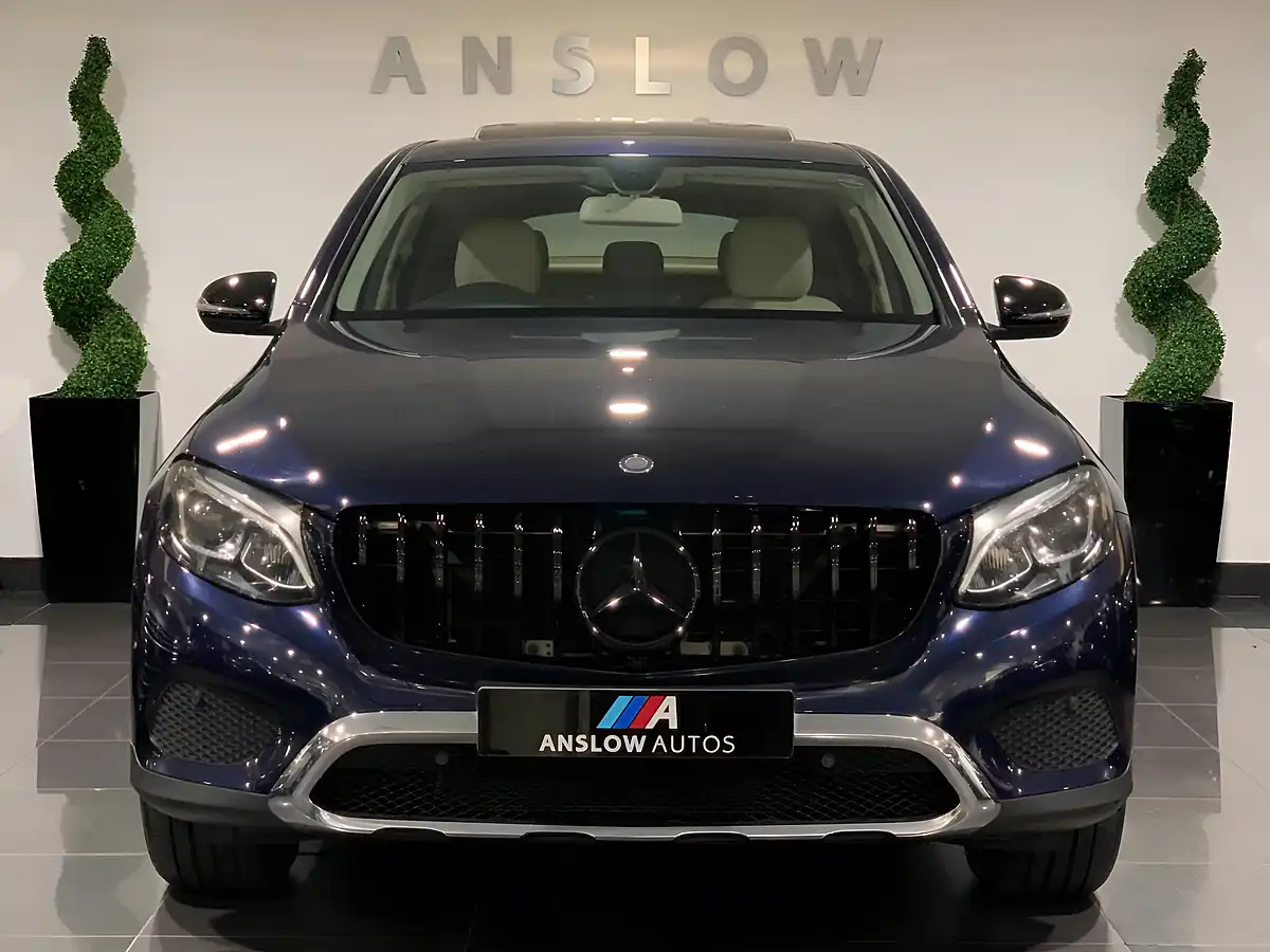 Used 2017 Mercedes-Benz Glc Sport (premium) Coupe Blue - Interior and Exterior details 3