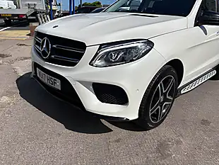 Used 2017 Mercedes-Benz Gle AMG Line (premium Plus) White - Interior and Exterior details 3