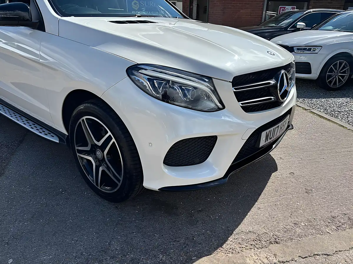 Used 2017 Mercedes-Benz Gle AMG Line (premium Plus) White - Interior and Exterior details 4