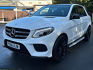 Used 2017 Mercedes-Benz Gle AMG Line Premium White - Interior and Exterior details 11