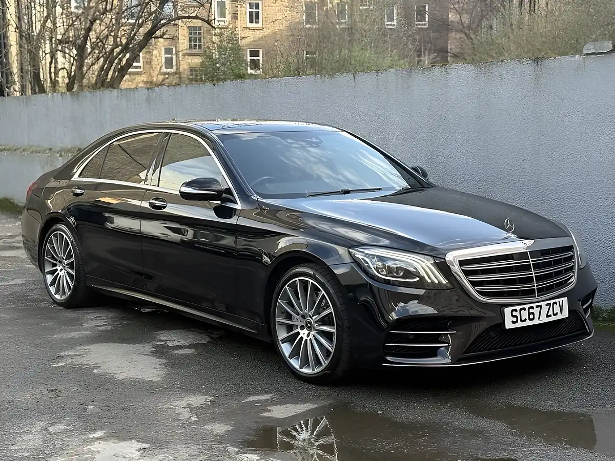 Used 2017 Mercedes-Benz S-Class AMG Line Black - Front View