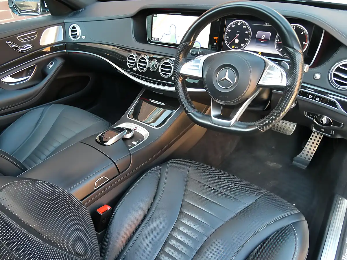 Used 2017 Mercedes-Benz S Class AMG Line (premium Plus) White - Interior and Exterior details 3