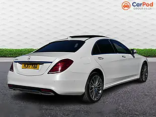 Used 2017 Mercedes-Benz S Class AMG Line (premium Plus) White - Interior and Exterior details 4
