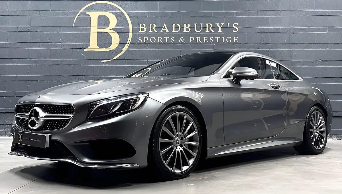 Used 2017 Mercedes-Benz S Class AMG Line Selenite Grey Metallic - Front View