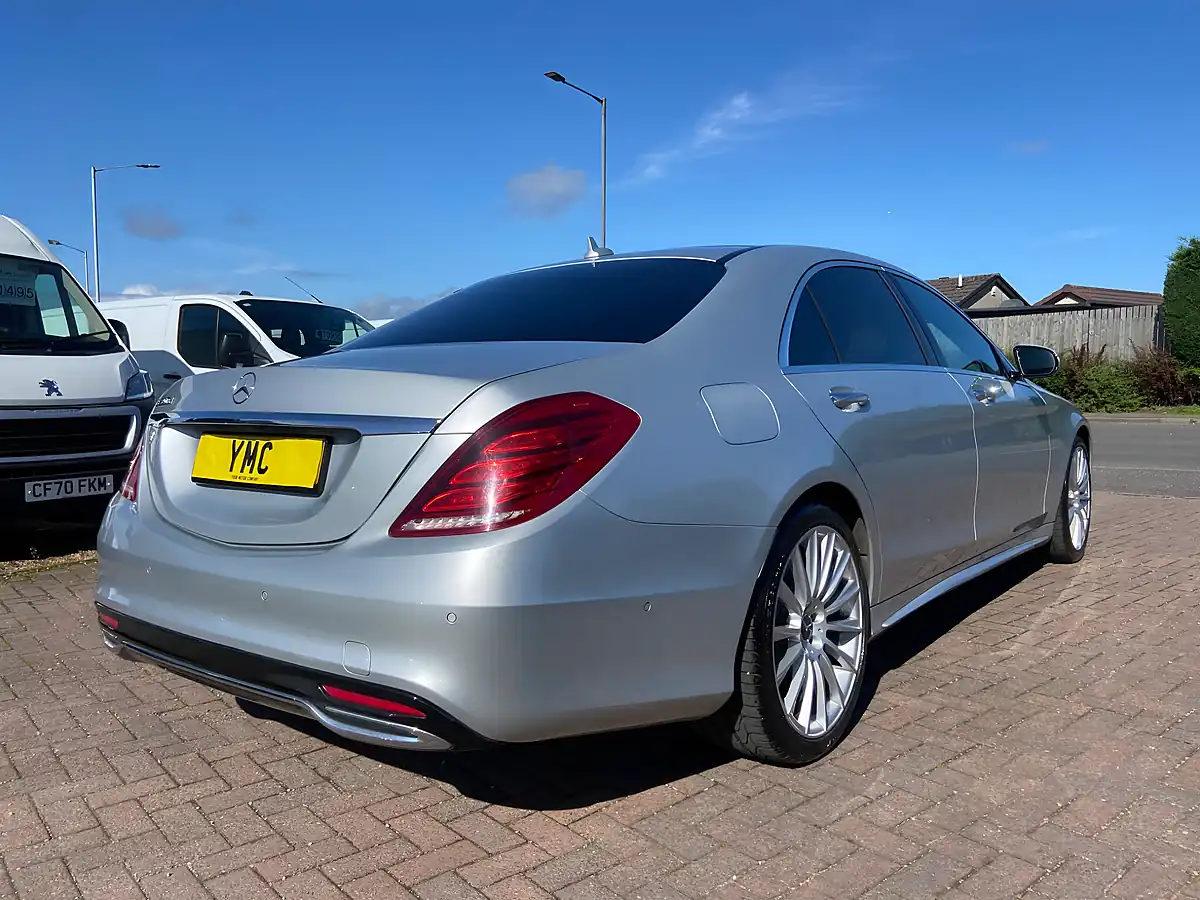 Used 2017 Mercedes-Benz S Class AMG Line Silver - Interior and Exterior details 11