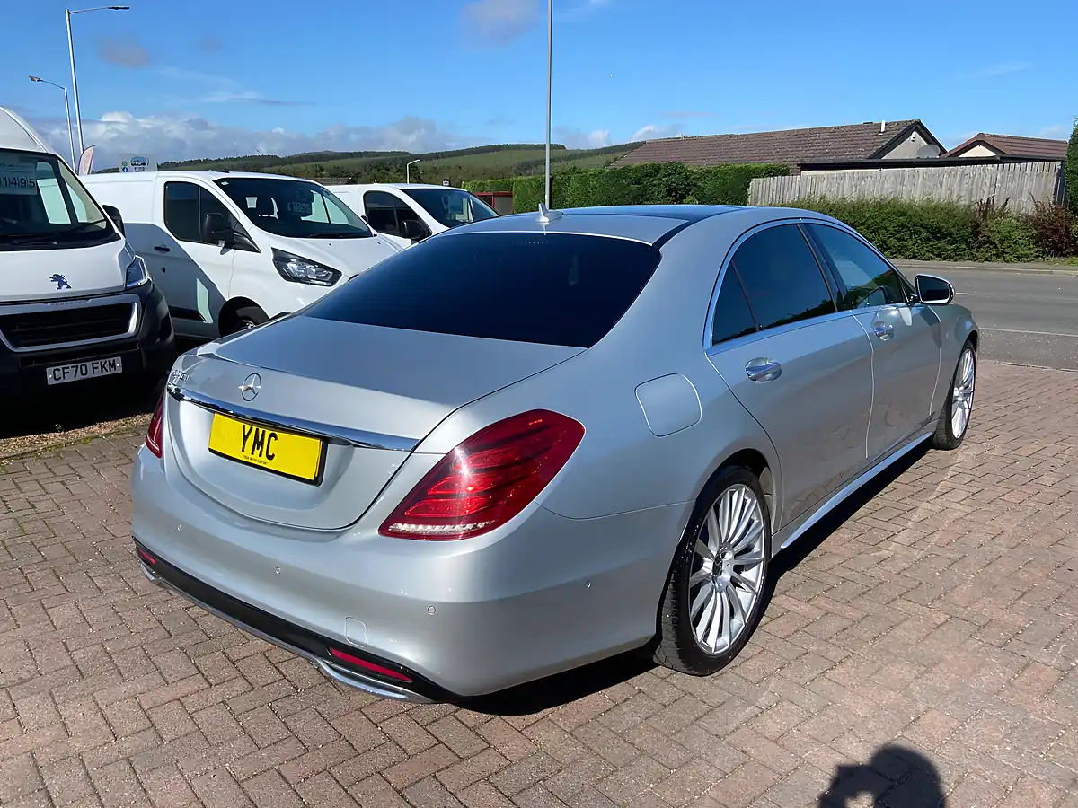 Used 2017 Mercedes-Benz S Class AMG Line Silver - Interior and Exterior details 13