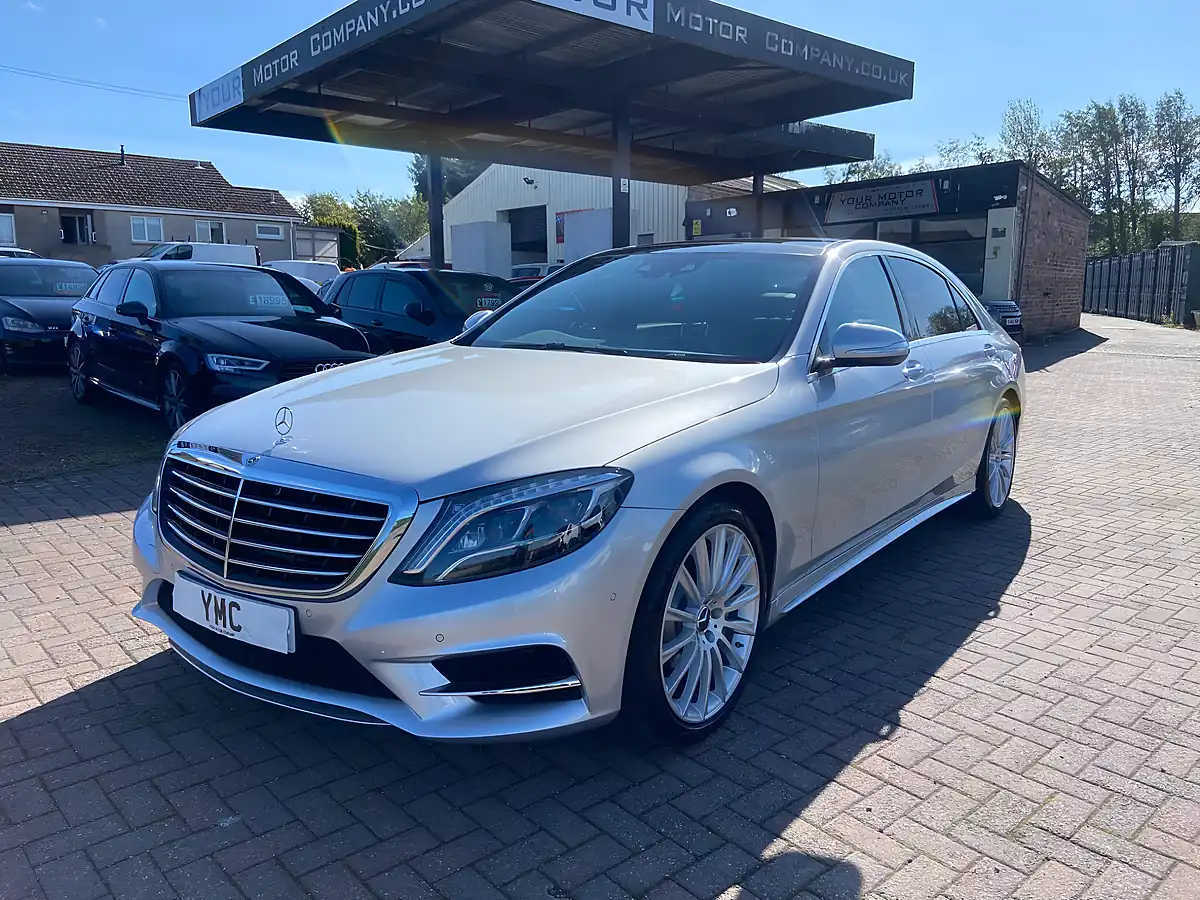 Used 2017 Mercedes-Benz S Class AMG Line Silver - Interior and Exterior details 2