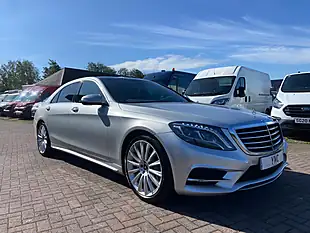 Used 2017 Mercedes-Benz S Class AMG Line Silver - Interior and Exterior details 7