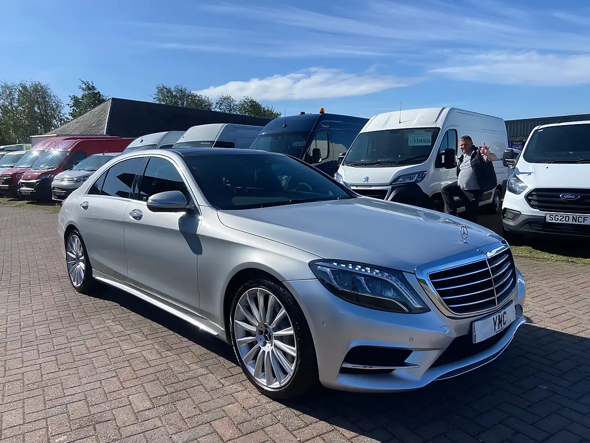Used 2017 Mercedes-Benz S Class AMG Line Silver - Interior and Exterior details 8