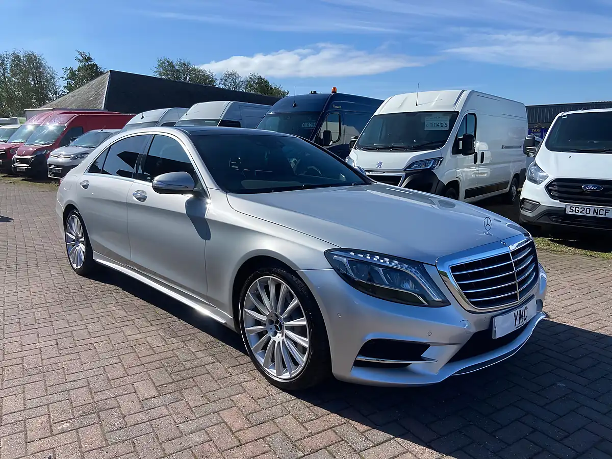 Used 2017 Mercedes-Benz S Class AMG Line Silver - Interior and Exterior details 9