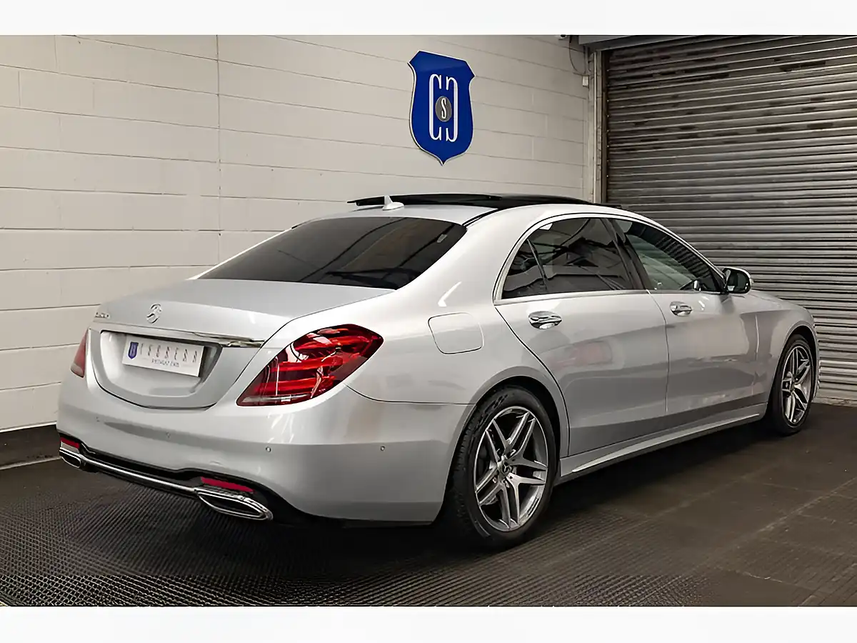 Used 2017 Mercedes-Benz S Class AMG Line Silver - Interior and Exterior details 3