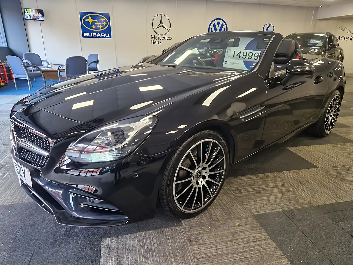 Used 2017 Mercedes-Benz Slc AMG Line Black - Front View