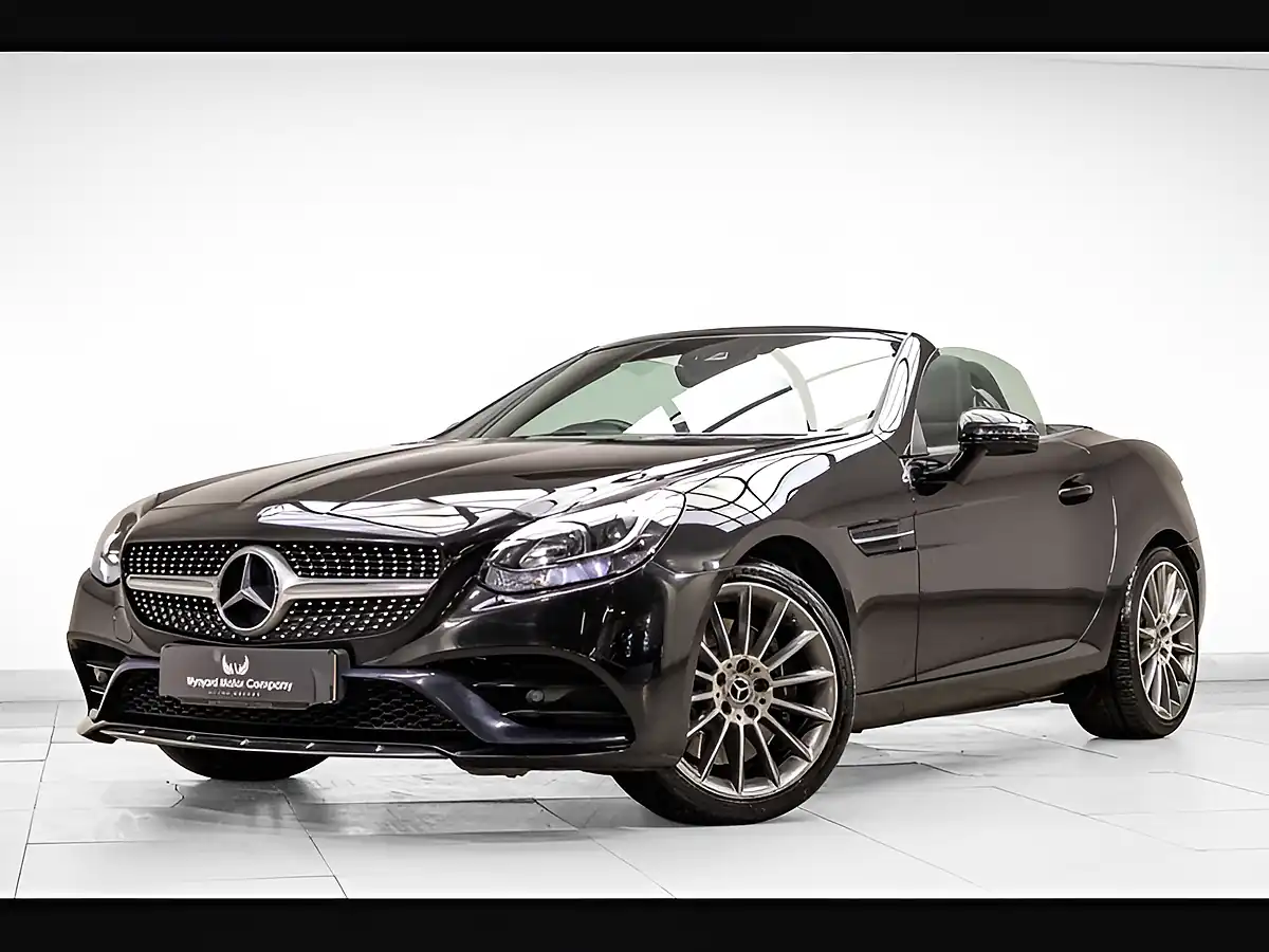 Used 2017 Mercedes-Benz Slc AMG Line Black - Front View