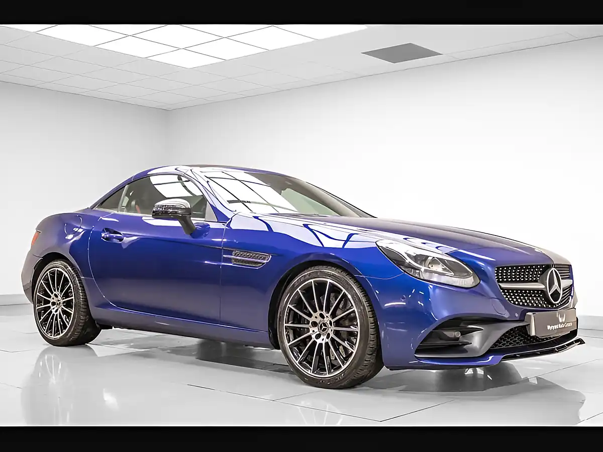 Used 2017 Mercedes-Benz Slc AMG Line Blue - Interior and Exterior details 3