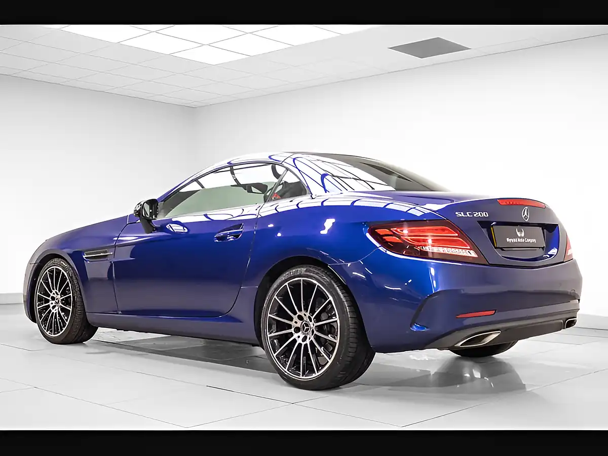 Used 2017 Mercedes-Benz Slc AMG Line Blue - Interior and Exterior details 4