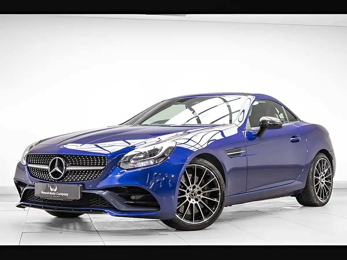 Used 2017 Mercedes-Benz Slc AMG Line Blue - Interior and Exterior details 5