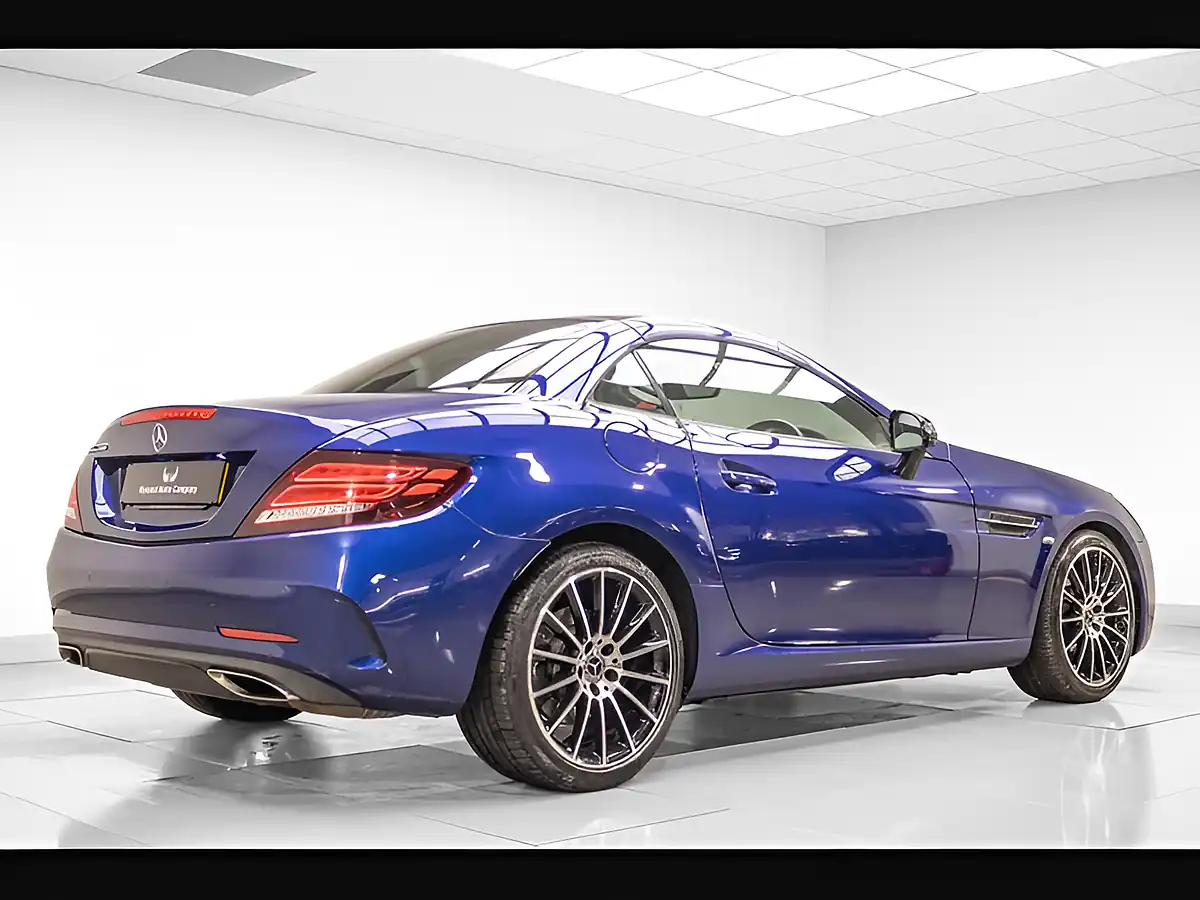 Used 2017 Mercedes-Benz Slc AMG Line Blue - Interior and Exterior details 9