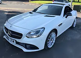 Used 2017 Mercedes-Benz Slc AMG Line Diamond White - Interior and Exterior details 14