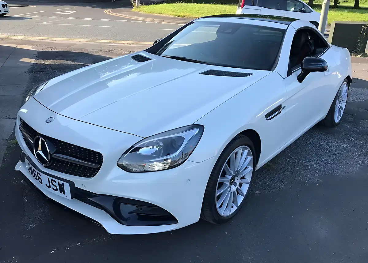 Used 2017 Mercedes-Benz Slc AMG Line Diamond White - Interior and Exterior details 14